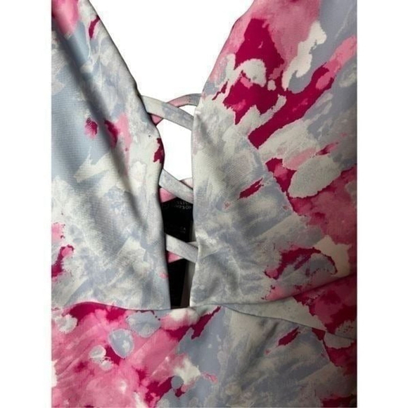 Jessica Simpson Tie Dye One Piece Swimsuit Size M - Picture 2 of 10
